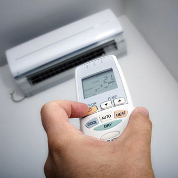 Climatiseur avec télécommande